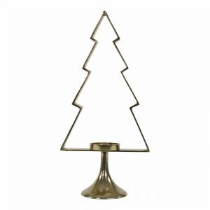 Dagaanbieding - Kerstboom Windlicht Aurum goud 50 cm hoog dagelijkse aanbiedingen